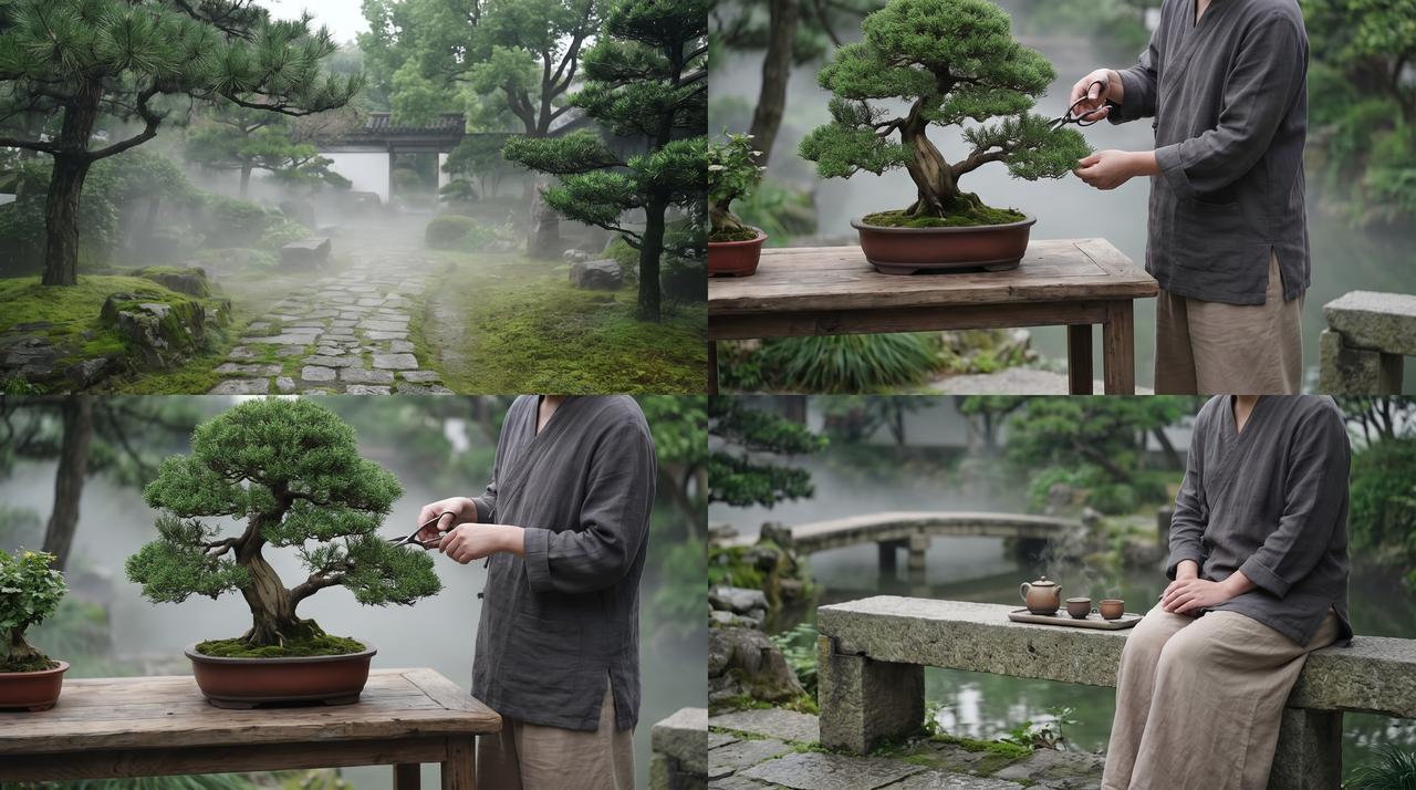 香蕉视频园艺生活视频 – 盆景修剪技艺视频教程，www.yptqci.cn